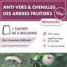 Anti chenilles et vers des arbres fruitiers