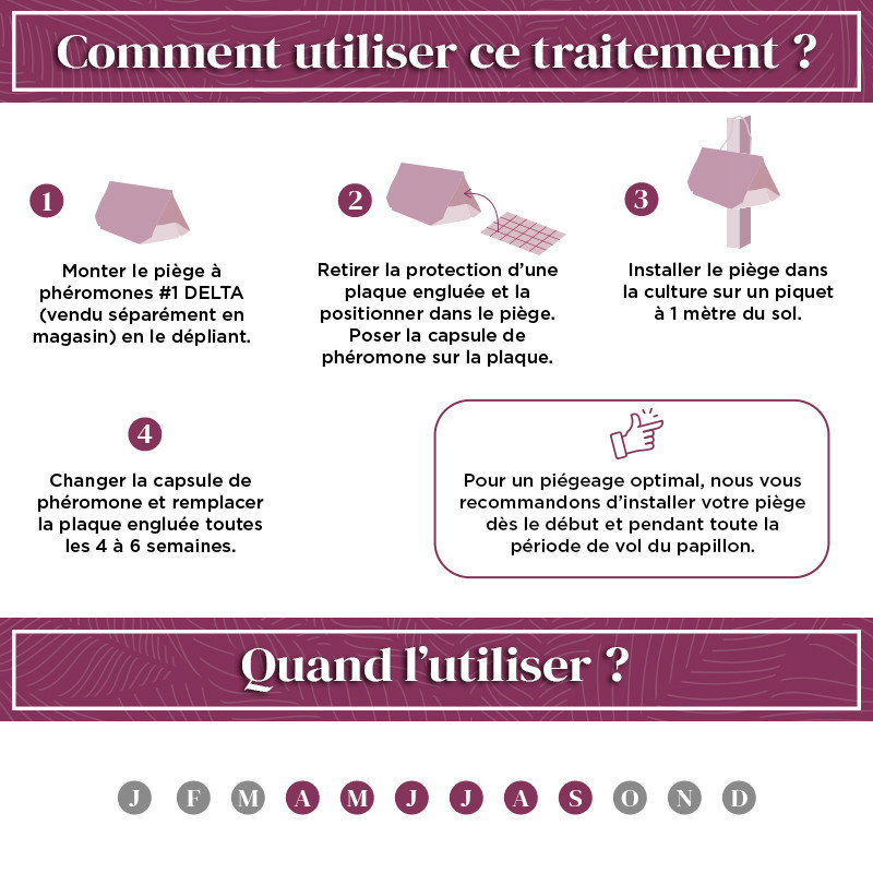 Phéromone mineuse de la tomate