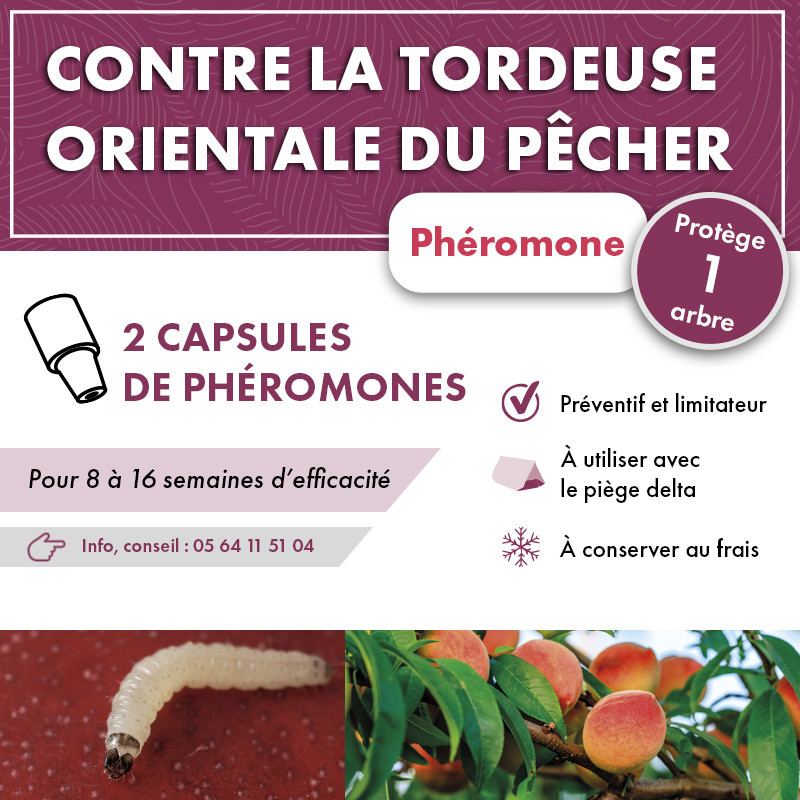 Phéromone tordeuse orientale du pêcher