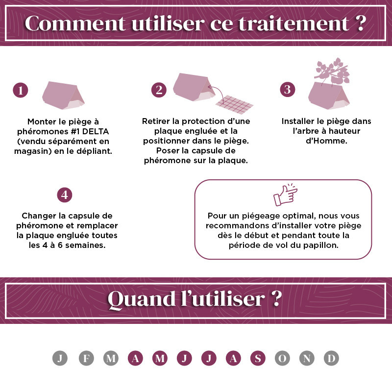 Phéromone vers de la prune