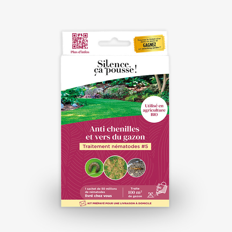 Anti chenilles et vers du gazon